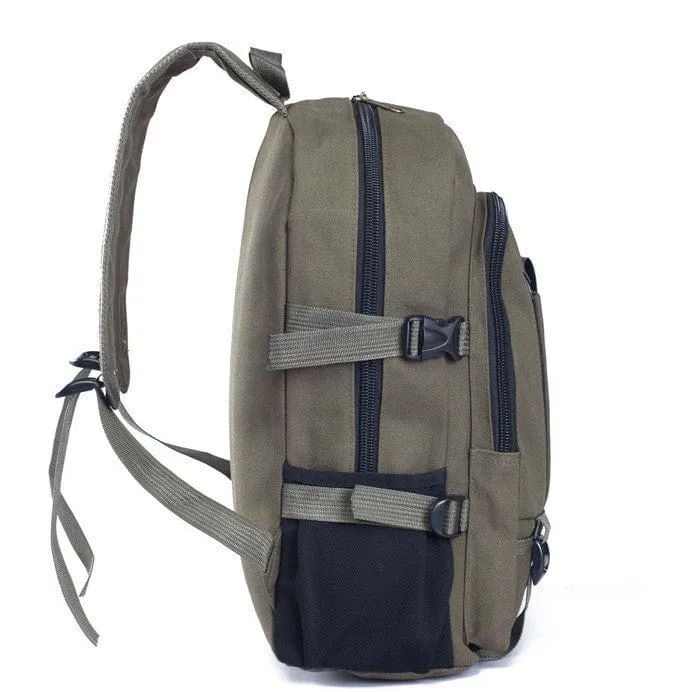 Men's Back packs Canvas Backpack Student Bags