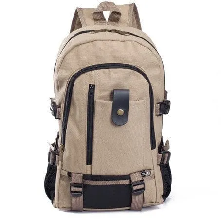 Men's Back packs Canvas Backpack Student Bags