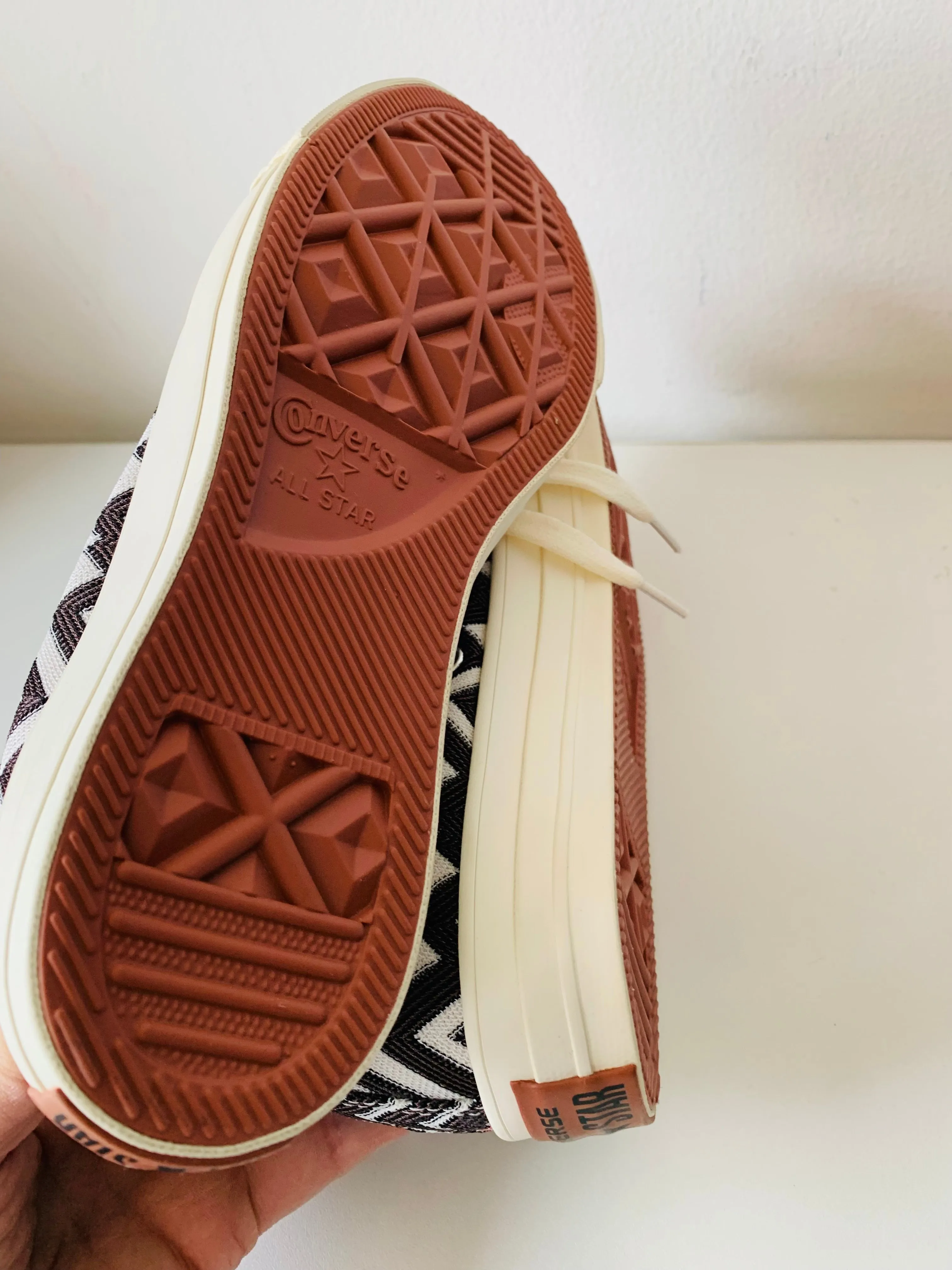 Missoni   Converse Collaboration Zig Zag Black White All Star Chuck Taylor Sneakers Size 8 Women’s New