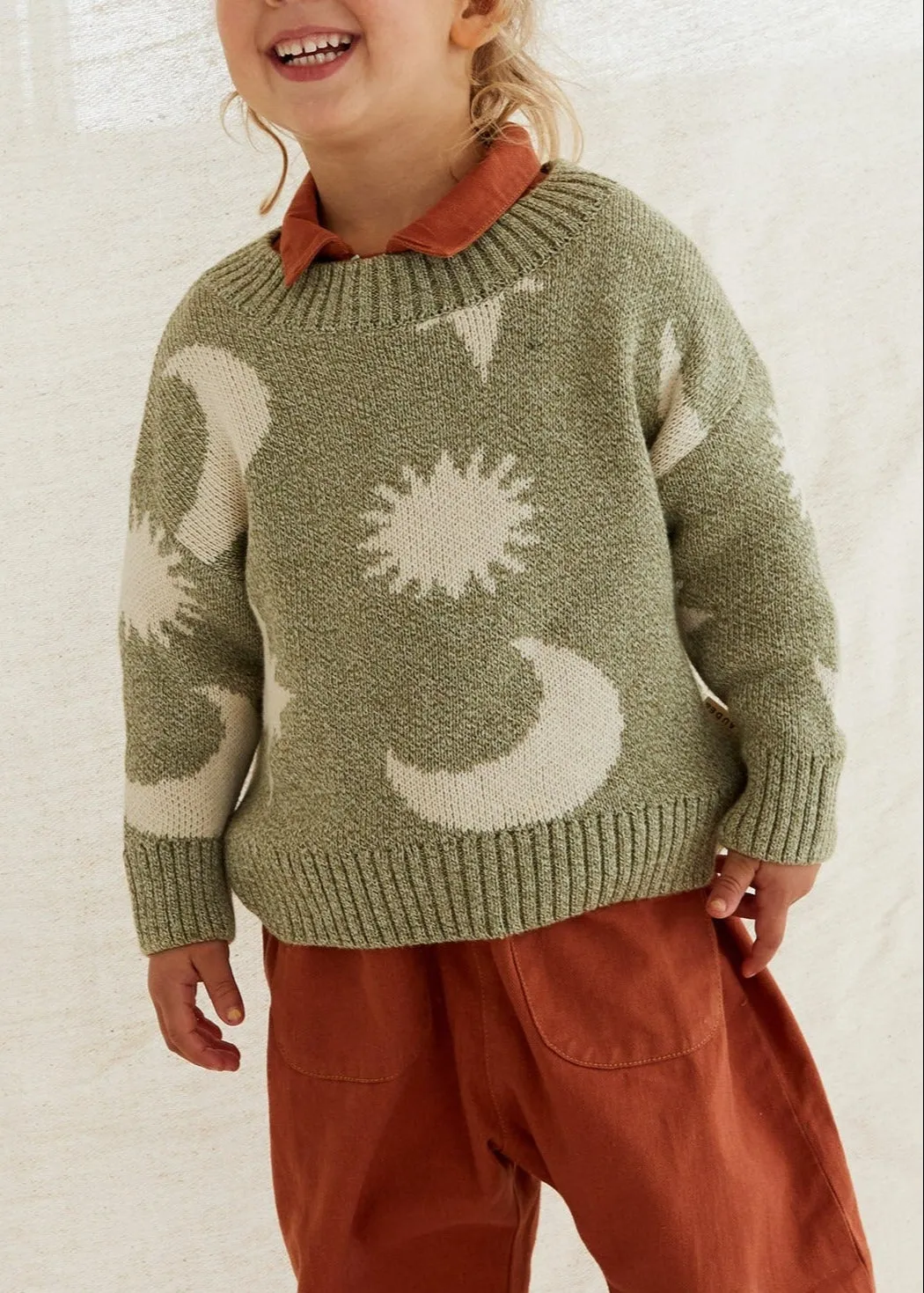 Moon Sweater - Nordic Green