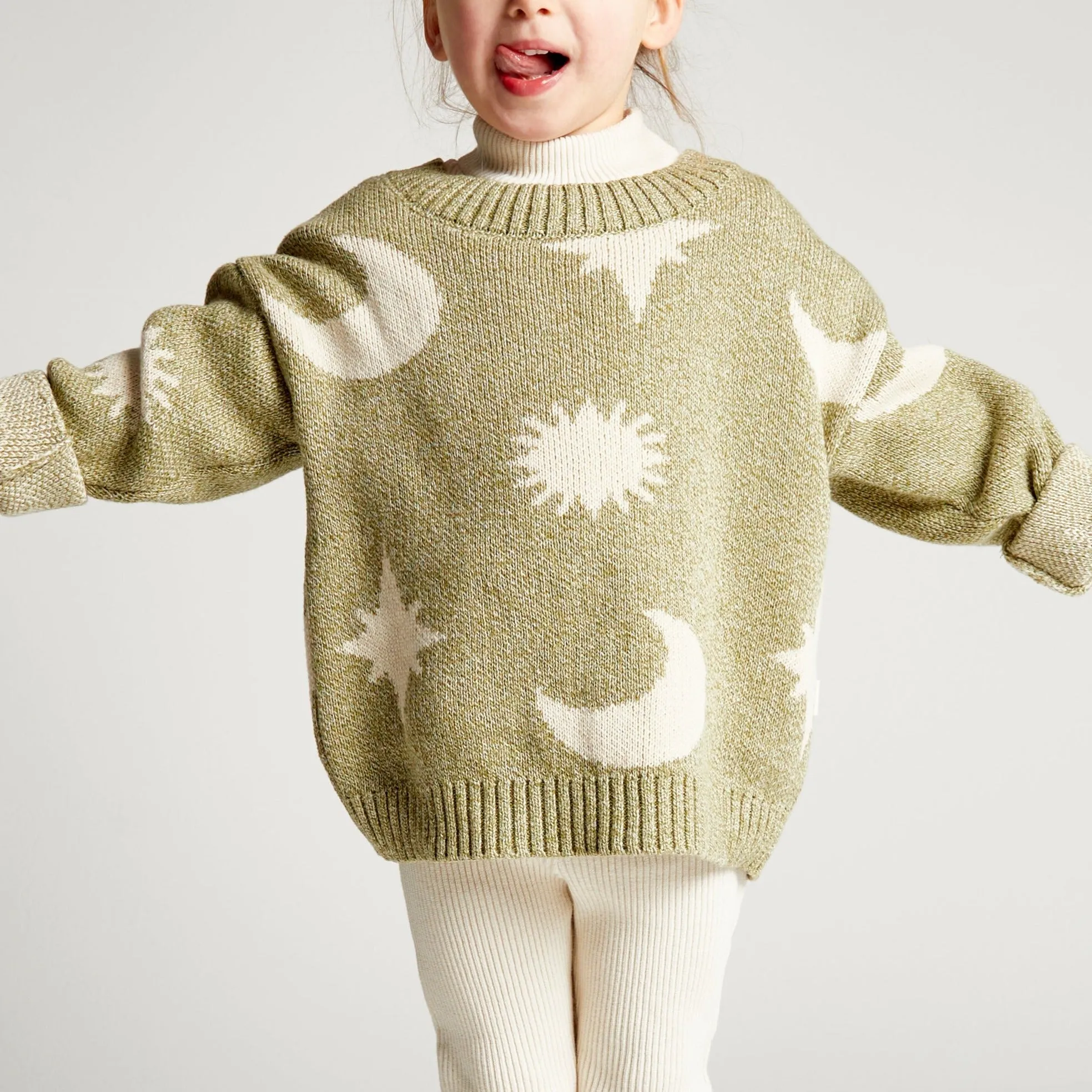 Moon Sweater - Nordic Green