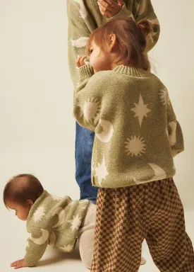 Moon Sweater - Nordic Green