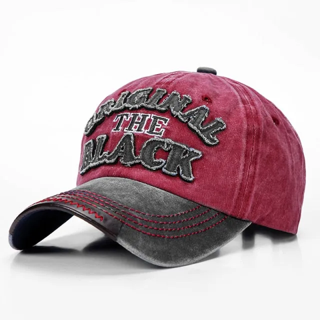 News Fashion Outdoor Sports Cotton Baseball Cap Retro Embroidery Men's Cap Hip Hop Rebound Caps Snapback Hats