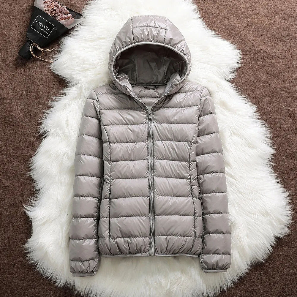 North - Waterproof Jacket with White Duck Down