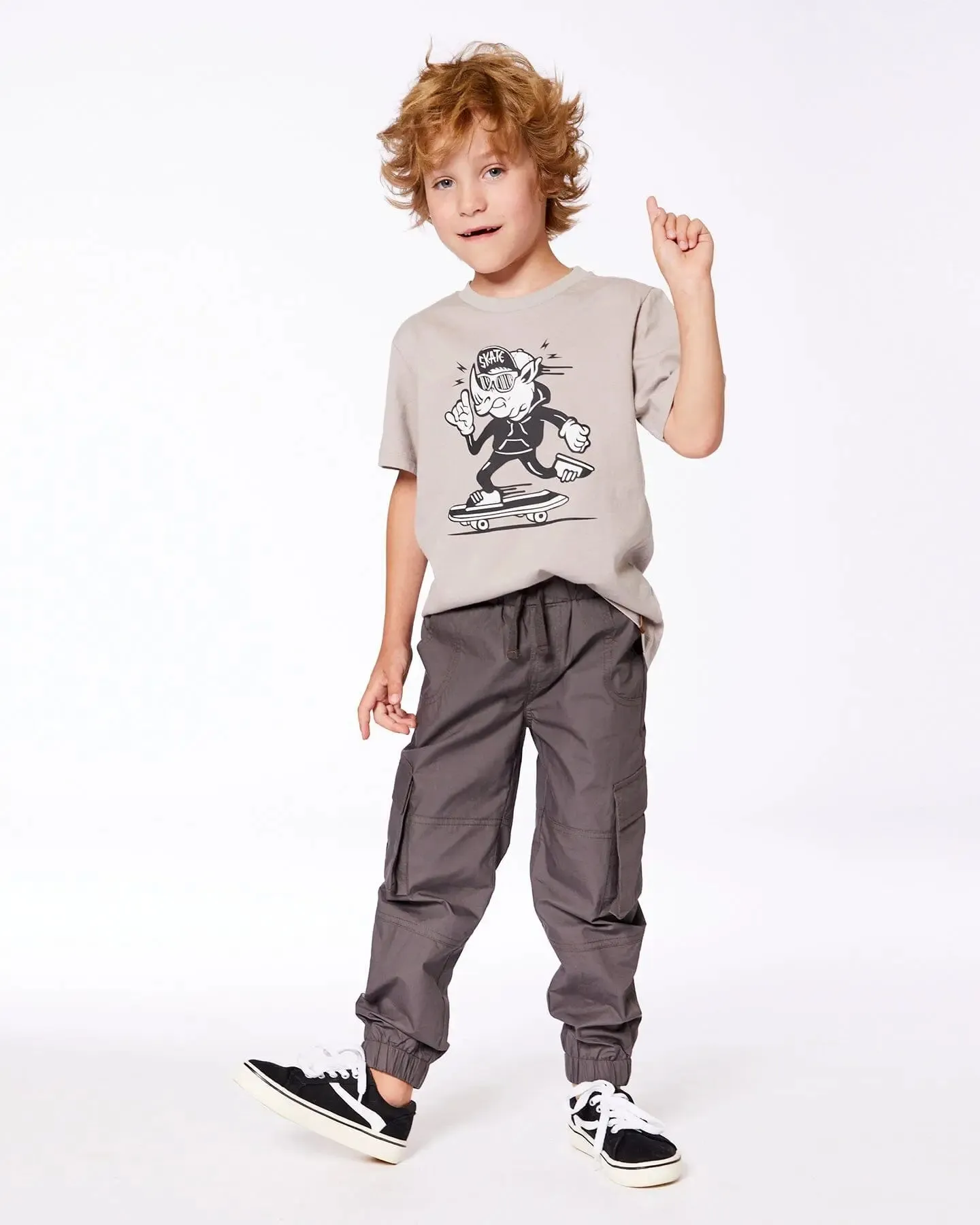 Parachute Cargo Pocket Jogger Pants Dark Gray