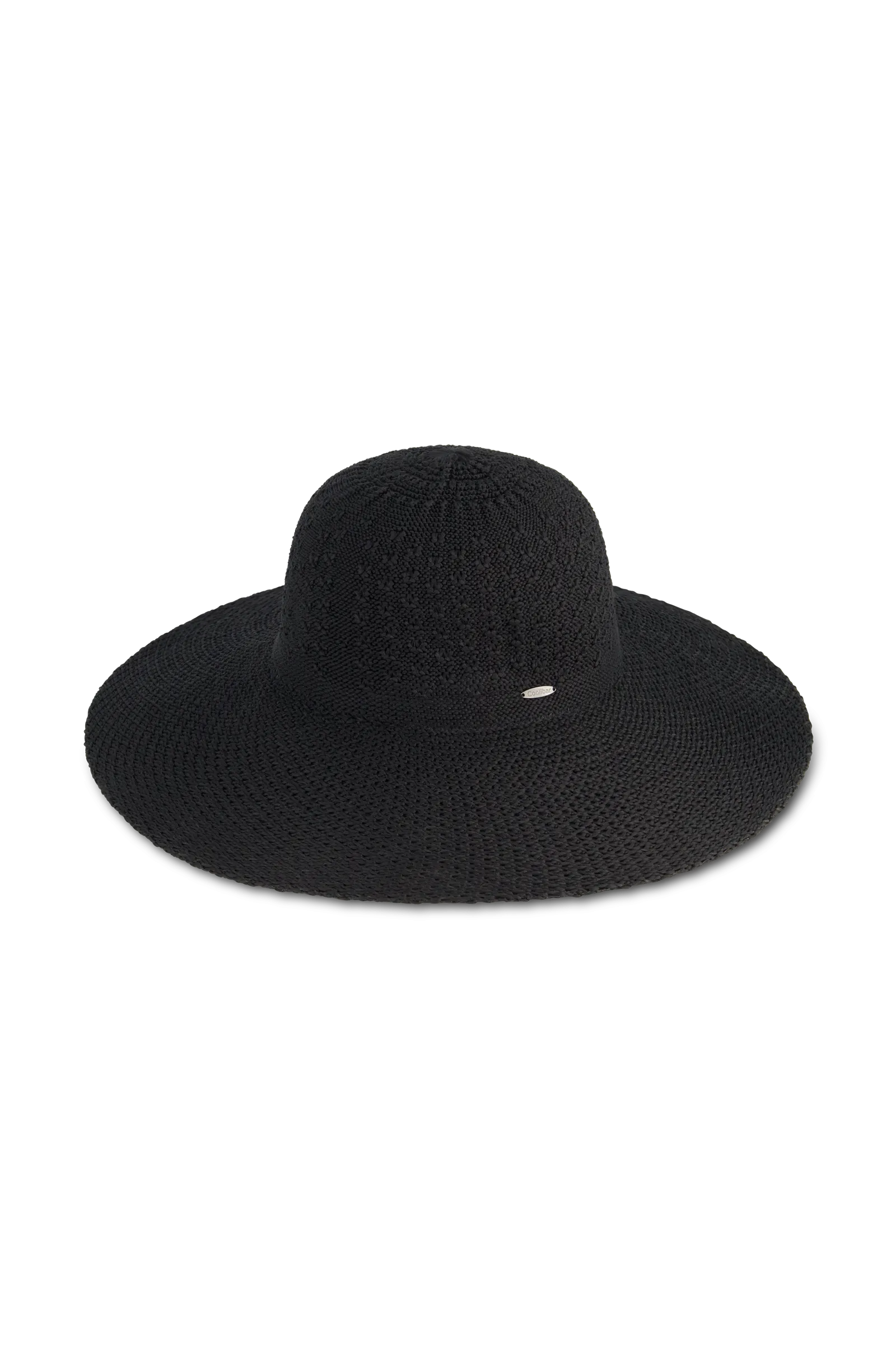 Perla Packable Wide Brim Hat | Black