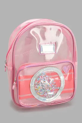 Pink Embellished Backpacks