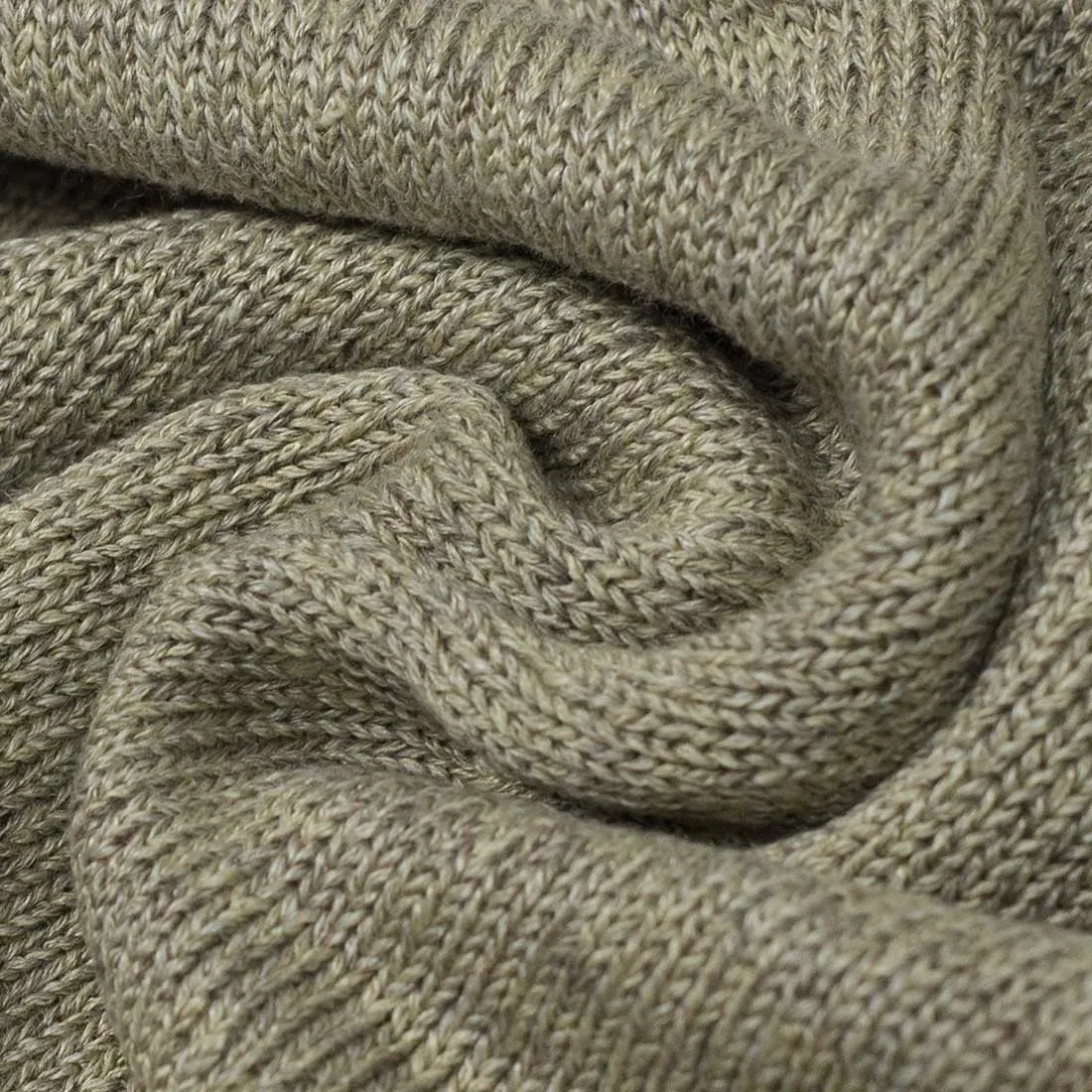 "Dogfish" natural donegal linen crewneck sweater