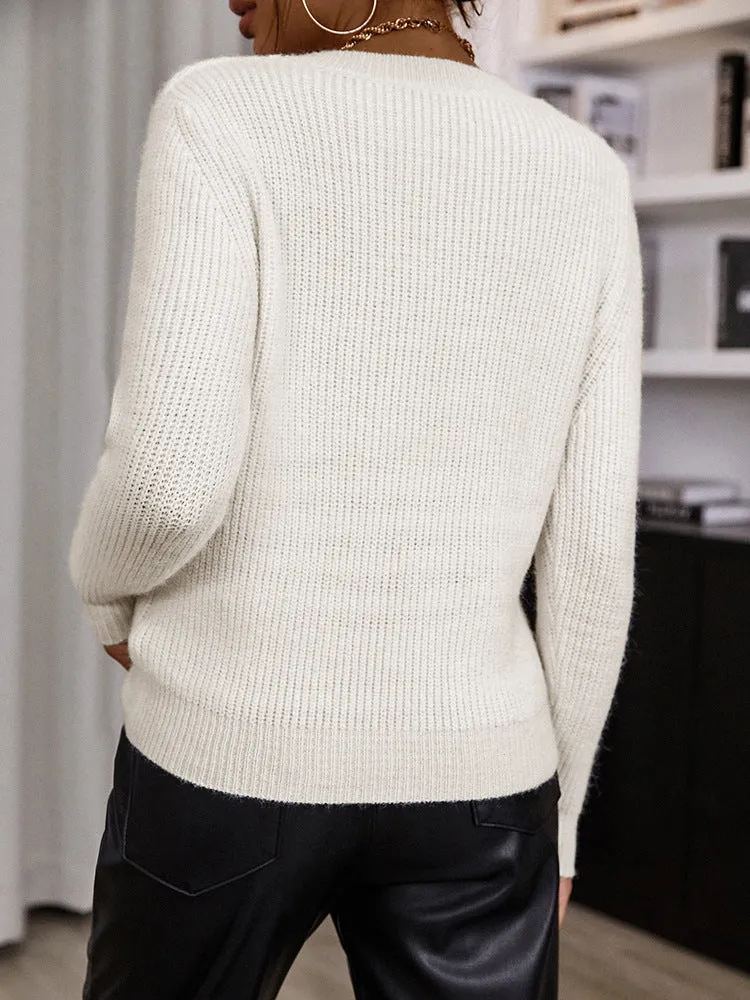 Round Neck Knitwear Sweater