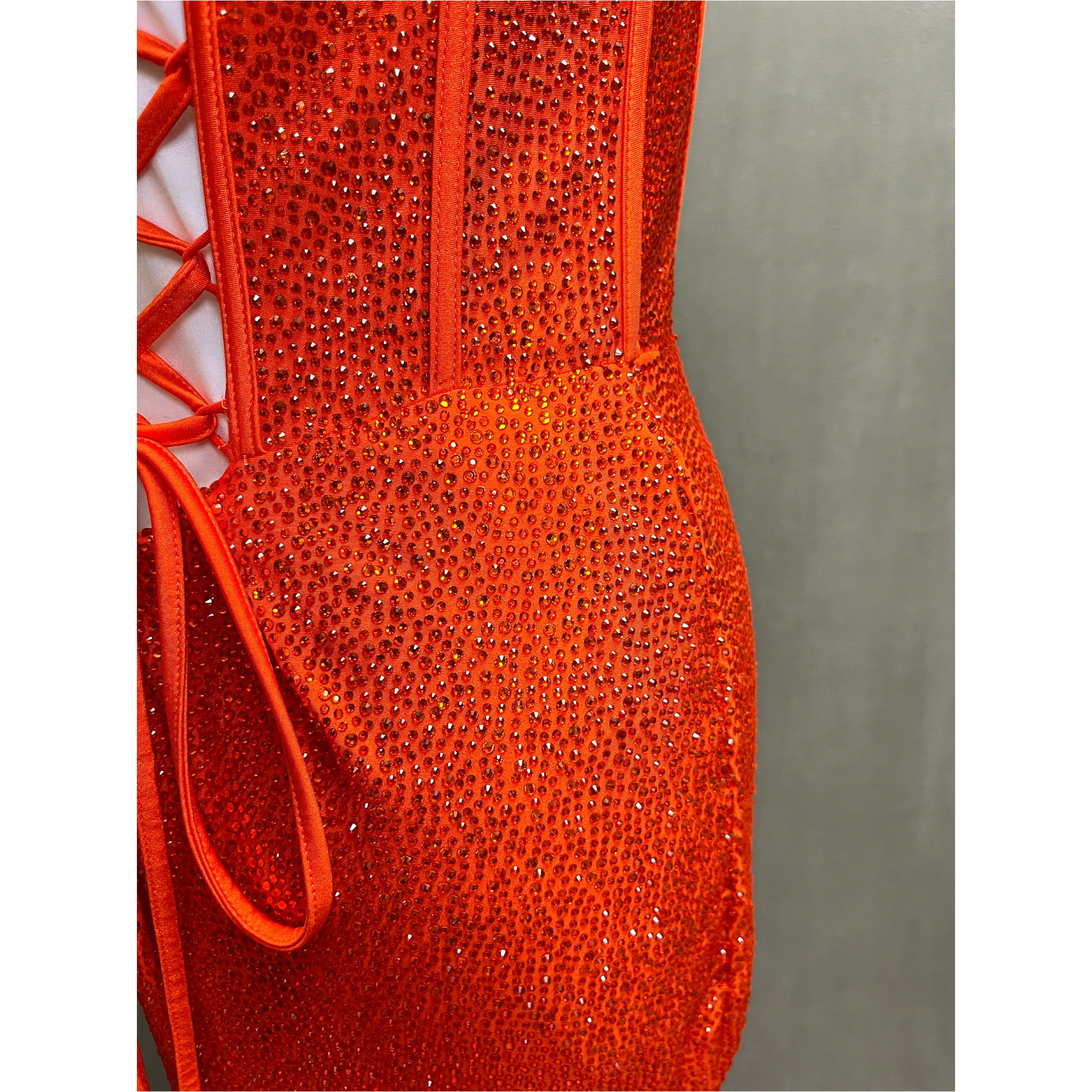 Sherri Hill orange dress, size 10