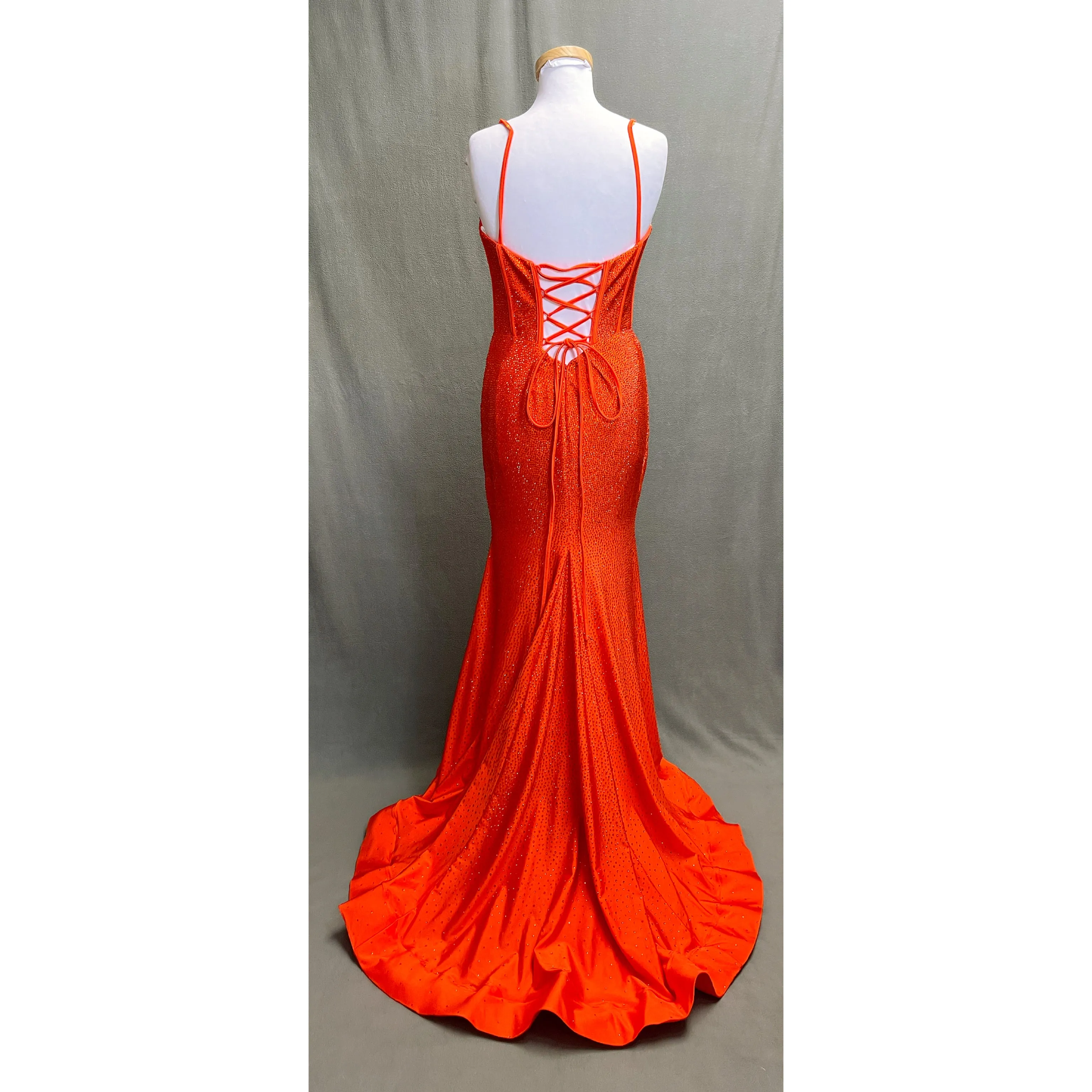 Sherri Hill orange dress, size 10