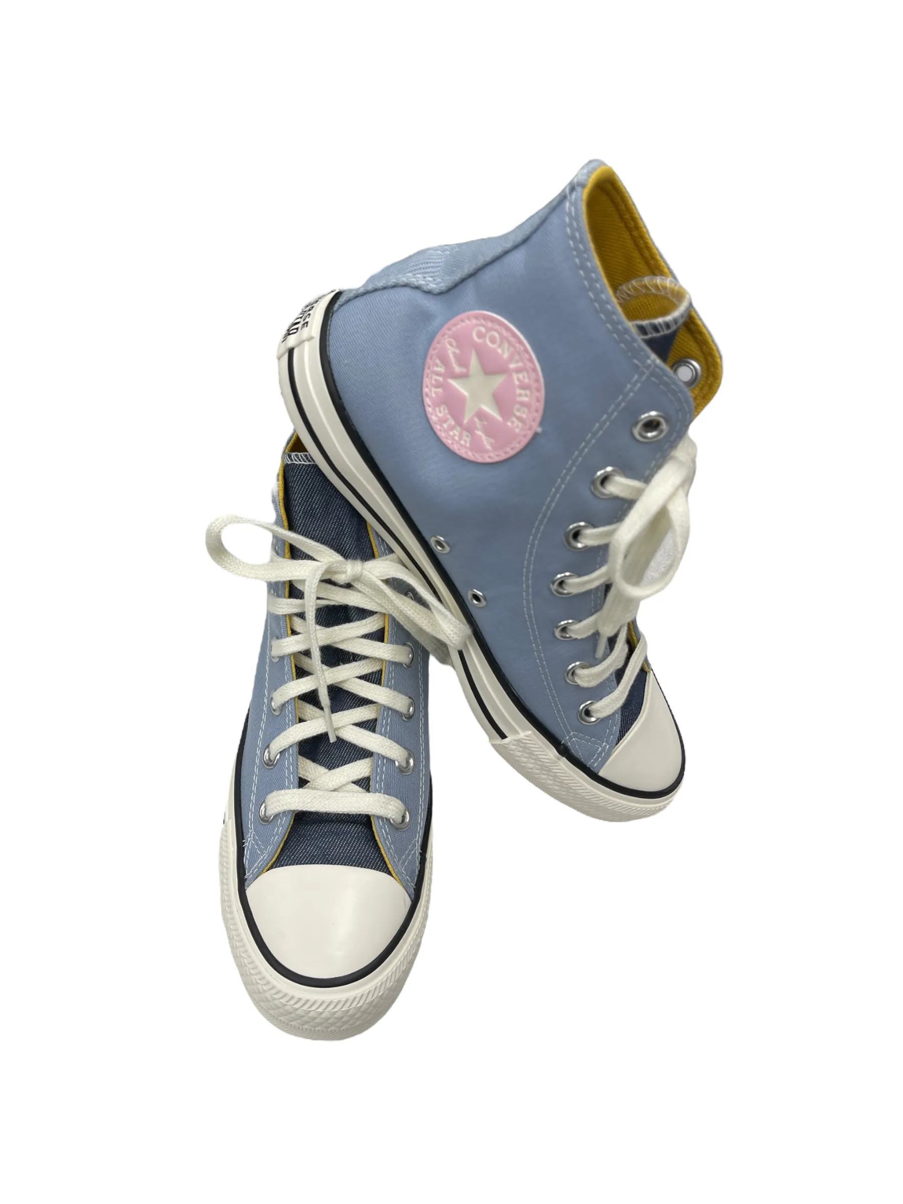 Shoes Sneakers By Converse In Blue & Pink, Size: 7.5