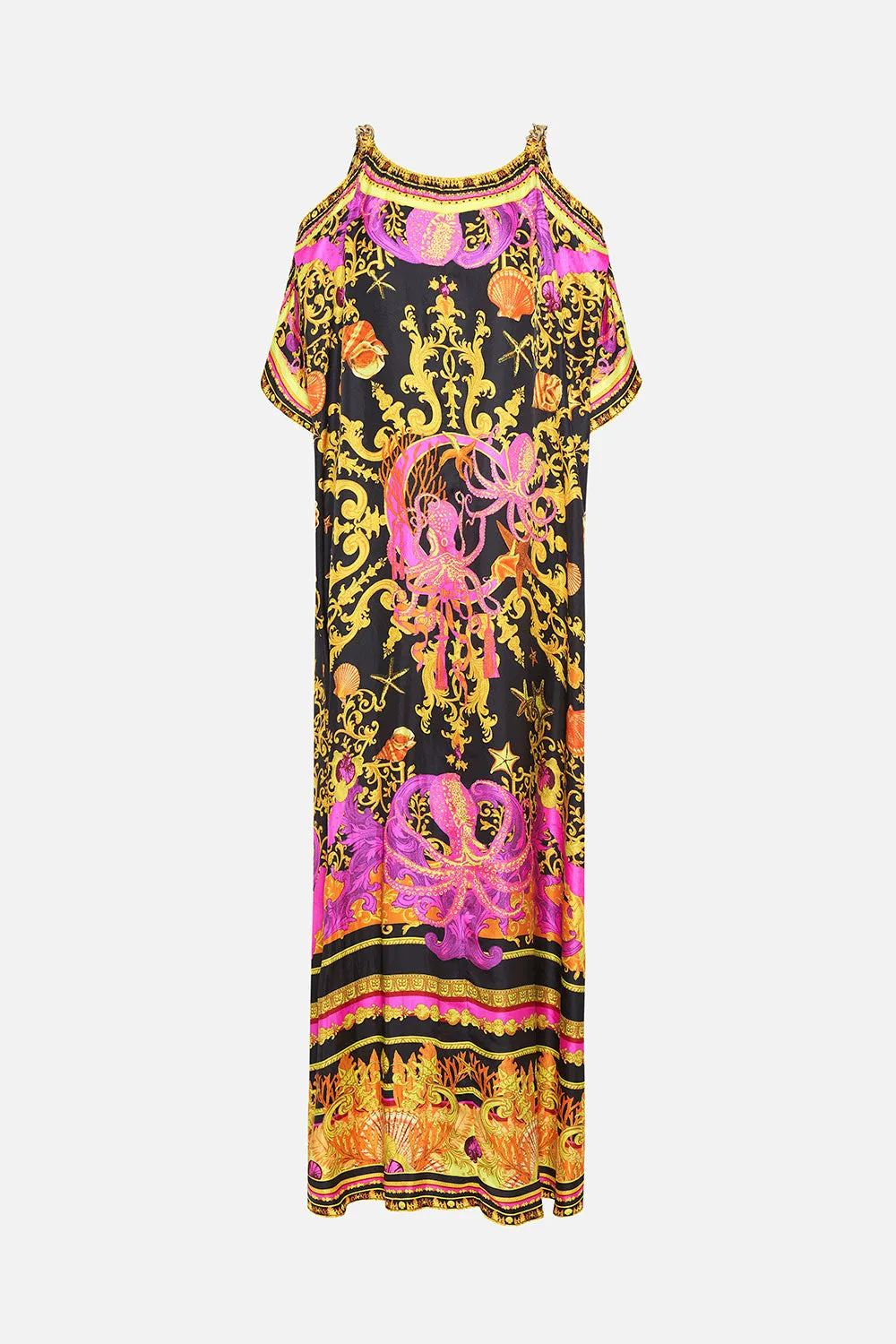 SLIM KAFTAN WITH HARDWARE OCTOPIA