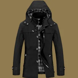 Spring And Autumn New Jacket Men's Trench Coat