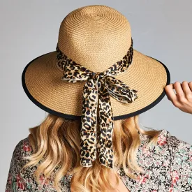 Straw Sun Hat with Ribbon