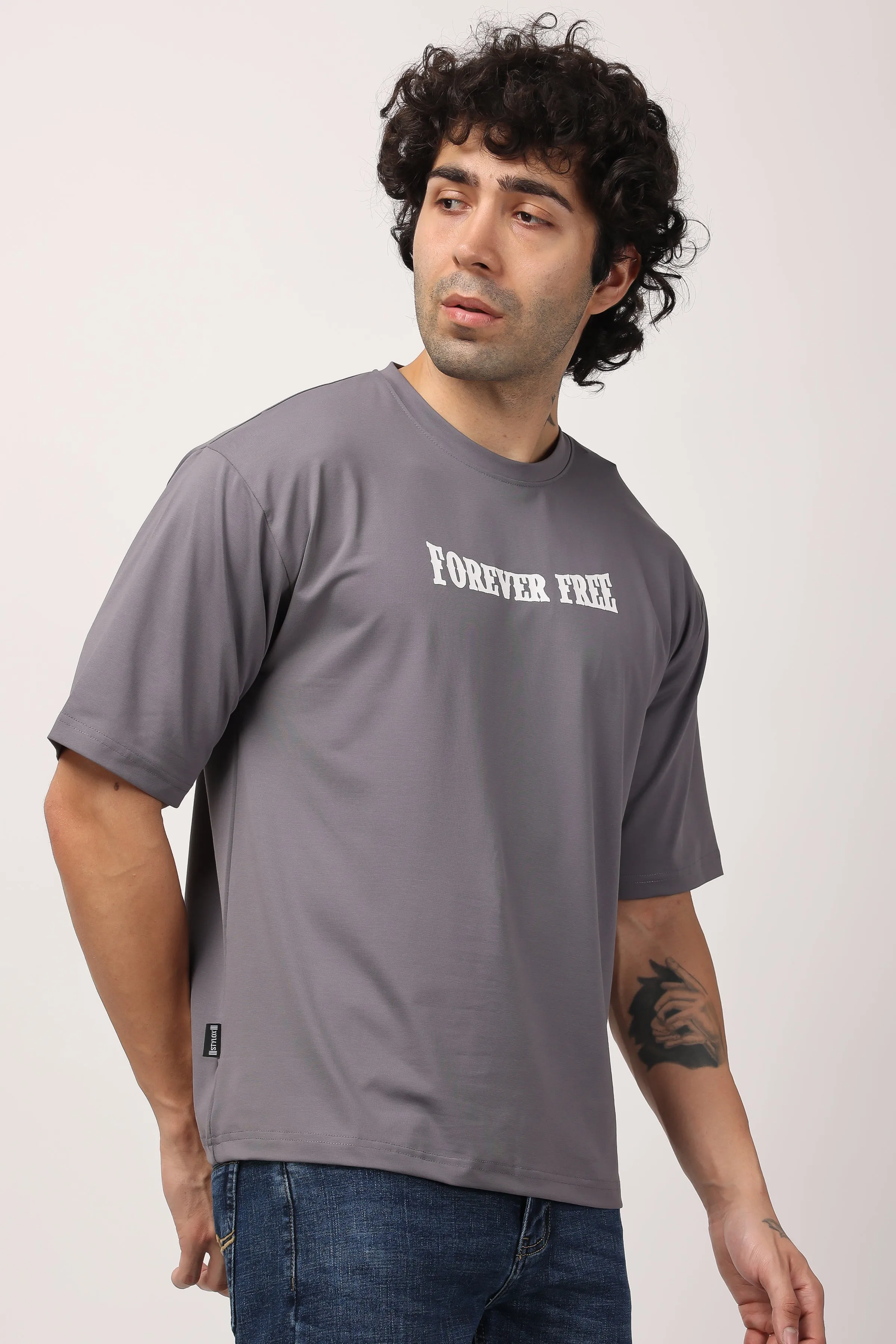 STYLOX MEN CREW NECK PRINTED T-SHIRT