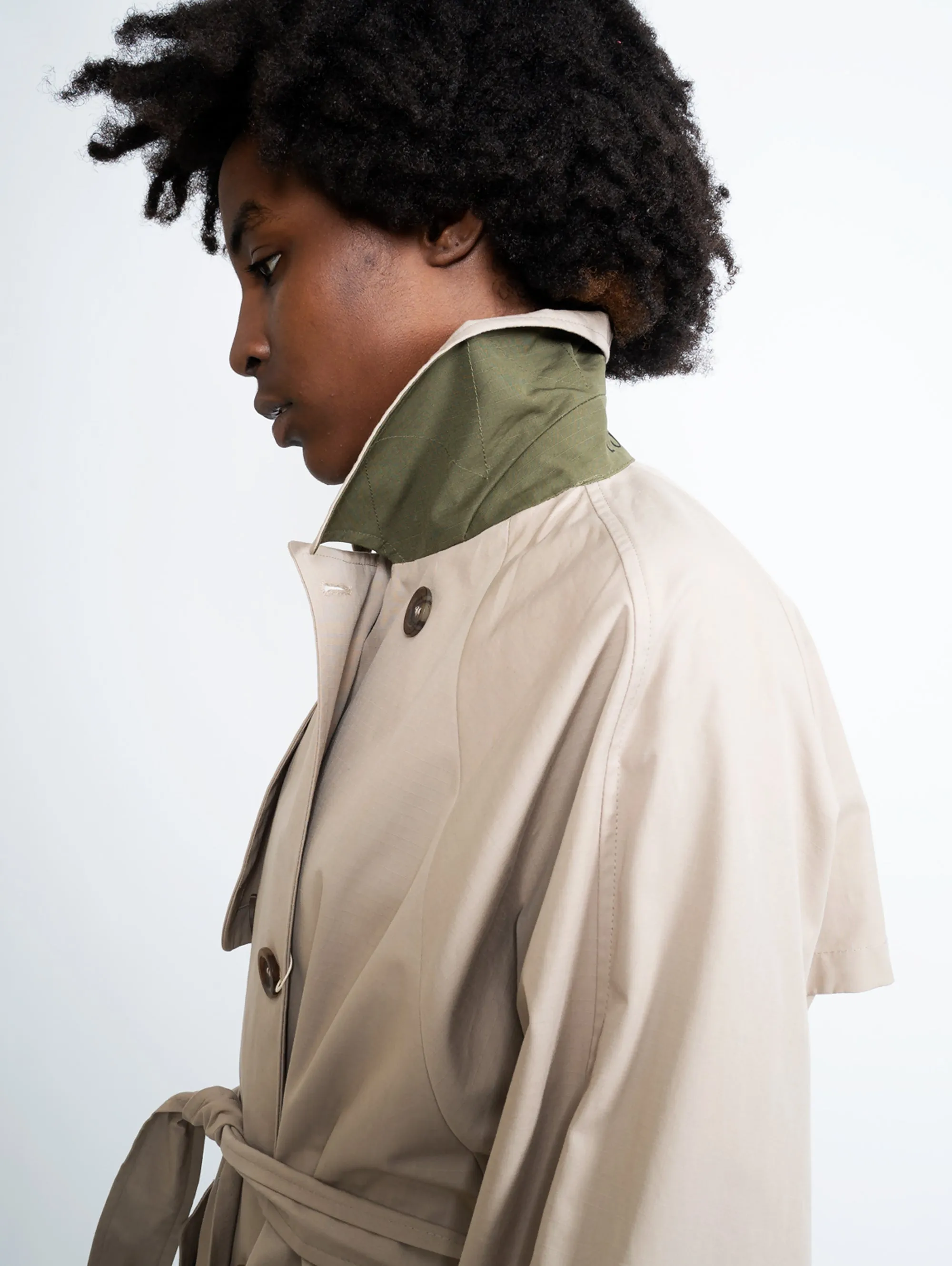 Trench Doppio Petto Beige