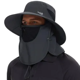 Unisex UPF 50  Sun Hat with Face Cover & Neck Flap FH09