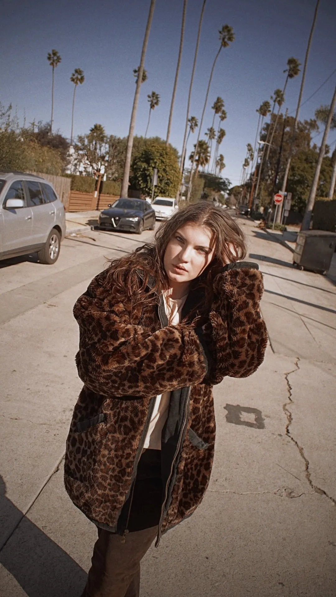 Vintage 90’s Reverisble Bomber Jacket Suede Black and Faux Fur 90’s