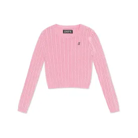 Vintage College Classic Knitwear Pink