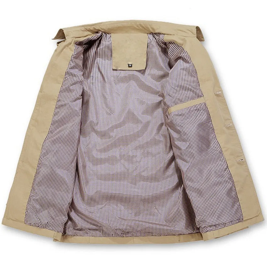 West Louis™ Autumn Trench Coat Fashion Design