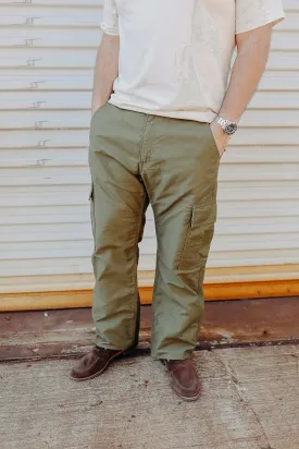 Whipcord Cargo Pants - Army Green IH-738-GRN